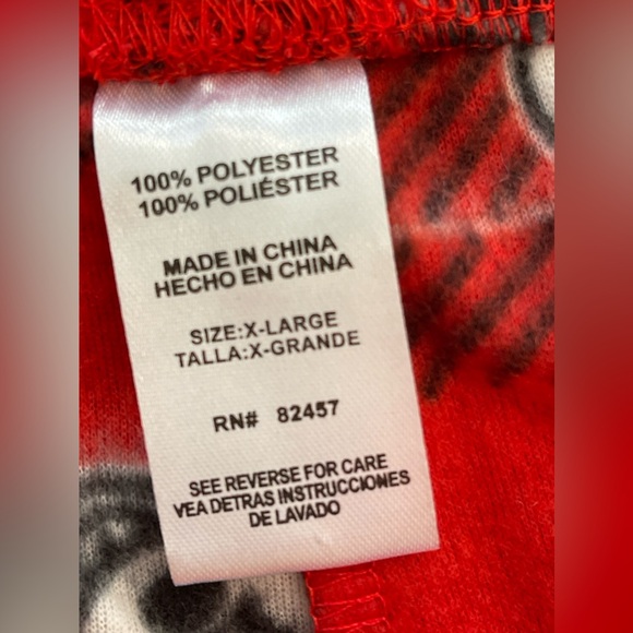 🆕Disney Mickey Mouse super soft polyester fleece NWT‎ ladies XL pajama pants - Picture 8 of 9